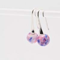 'MONTE ROSA' Oorbellen - Glasjuweel